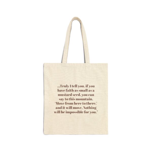 Tote Bag - Conquer the with God - Image 2