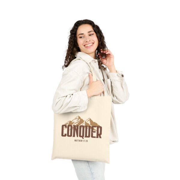 Tote Bag - Conquer the with God - Image 3