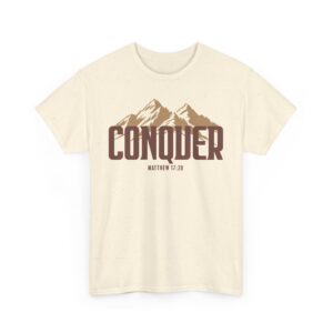 Conquer Unisex Tee - Inspirational Christian Music Merchandise