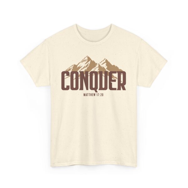 Conquer Unisex Tee - Inspirational Christian Music Merchandise