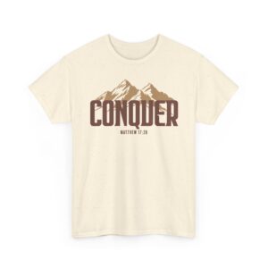 Conquer Unisex Tee - Inspirational Christian Music Merchandise